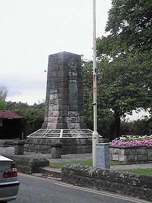 Dinas Powys war memorial (6 August 2008)