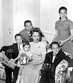 Donna Reed and family 1959