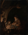 Dou Old Woman Cutting Bread