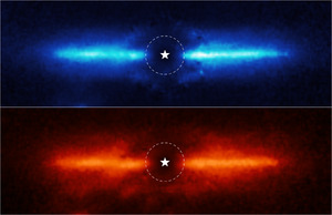Dusty Debris Disk Around AU Mic