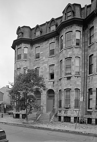 Edward Drinker Cope Houses, 2100-2102 Pine Street, Philadelphia (Philadelphia County, Pennsylvania).jpg
