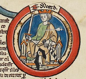Edward the Martyr - MS Royal 14 B VI