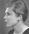 Elizabeth Bishop, 1934 yearbook portrait