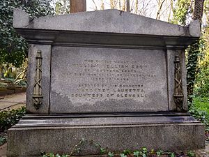 Family vault of William Mellish in Highgate Cemetery