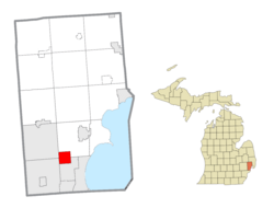 Location within Macomb County