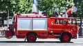 French fire engine parading DSC00870