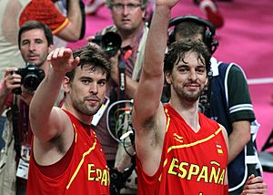 Gasol Brothers at the 2012 Summer Olympics