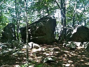 Gay City Connecticut State Park Split Rock Formation