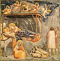 Giotto - Scrovegni - -17- - Nativity, Birth of Jesus