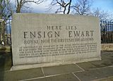 Grave of Ensign Ewart, Edinburgh Castle Esplanade