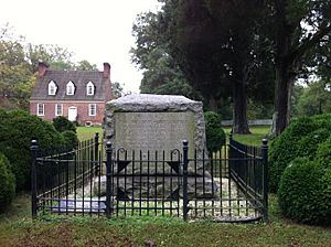 Gravestone of Gen William Smallwood