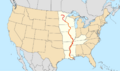 Great River Road map