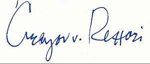 Gregor von Rezzori signature (cropped)
