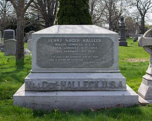 Henry Halleck gravestone at Green-Wood Cemetery (62046)