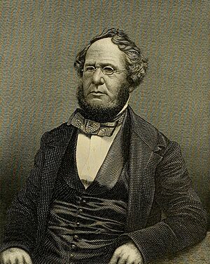 Henry Rowe Schoolcraft in 1884 engraving