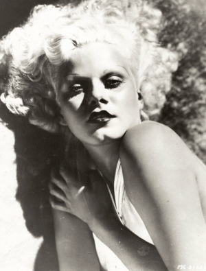 Jean Harlow by George Hurrell in 1933