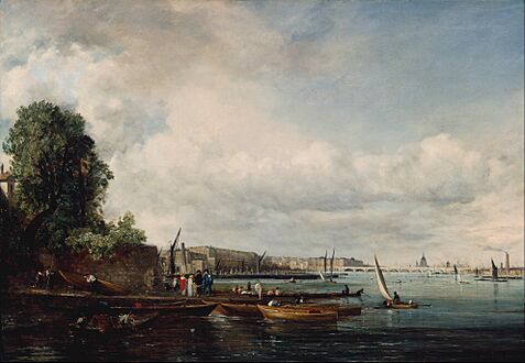 John Constable - Waterloo Bridge - Google Art Project