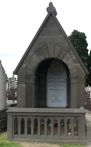 John pascoe fawkner grave