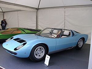 Lamborghini Miura Roadster 1968 seitlich
