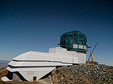 Large Synoptic Survey Telescope at Cerro Pachon late 2019