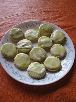 Lemon shortbread cookies with lemon royal icing.jpg