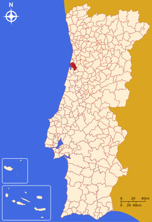 Location of Aveiro