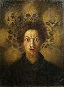 Luigi Russolo self-portrait-with-skulls-1909