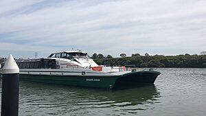 MV Marjorie Jackson Rivercat Departing Sydney Olympic Park