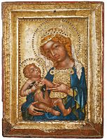 Madona s Ježíškem, zvaná římská, 1350-1355, Národní galerie v Praze