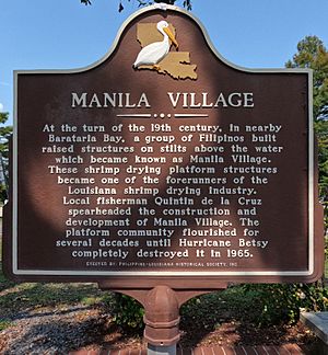 Manila Village Historical Marker