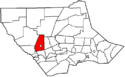 Map of Lycoming County Pennsylvania Highlighting Mifflin Township.png