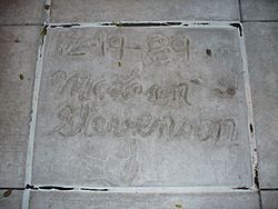 McLean Stevenson (handprints in cement)