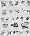 Mesa Verde National Park Basketmaker III - Pueblo I Decorated Bowl Sherds