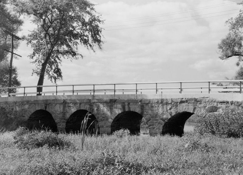 Image: Old Town Bridge, Spanning Sudbury River, Wayland (Middlesex ...