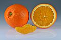Oranges - whole-halved-segment