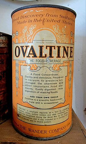 Ovaltine container