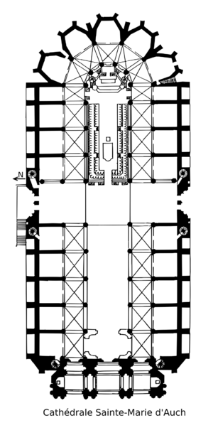 PlanCathédraleAuch