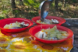 RU Lake Baikal Olkhon Buryat Fish Soup