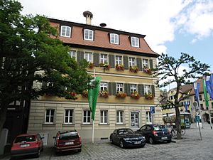The old town hall of Feuchtwangen