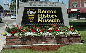 Renton History Museum Sign