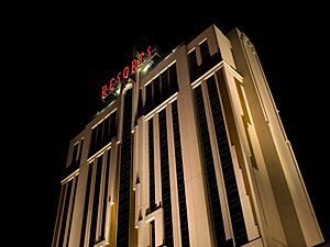 Resorts Atlantic City - Rendezvous Tower, night
