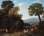 Rest on the Flight into Egypt Lorrain