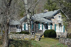 Ripshin house from southwest