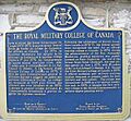 Royal Military College of Canada Plaque