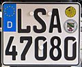 Saksen-Anhalt license plate 02