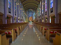 Sanctuary of St. Columba Catholic Cathedral in Youngstown, Ohio 01