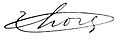 Signature de Maurice Thorez - Archives nationales (France)