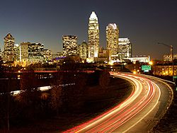 Skyline of Charlotte, North Carolina (2008)