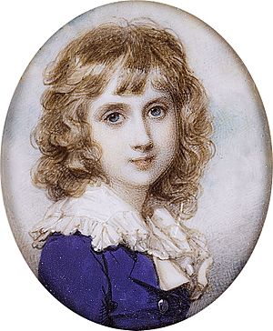 Stephen Lushington (1782-1873), as a boy, by Richard Cosway (1742-1821)
