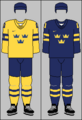 Sweden national ice hockey team jerseys 2022 (WOG)
